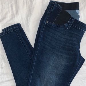 Dark Wash Maternity Jeggings